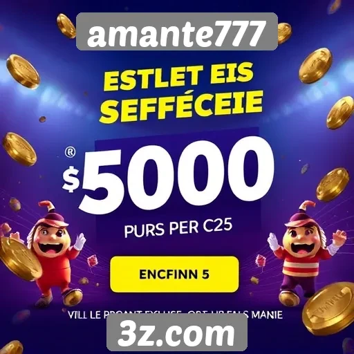 amante777 oferece promoções exclusivas para novos jogadores
